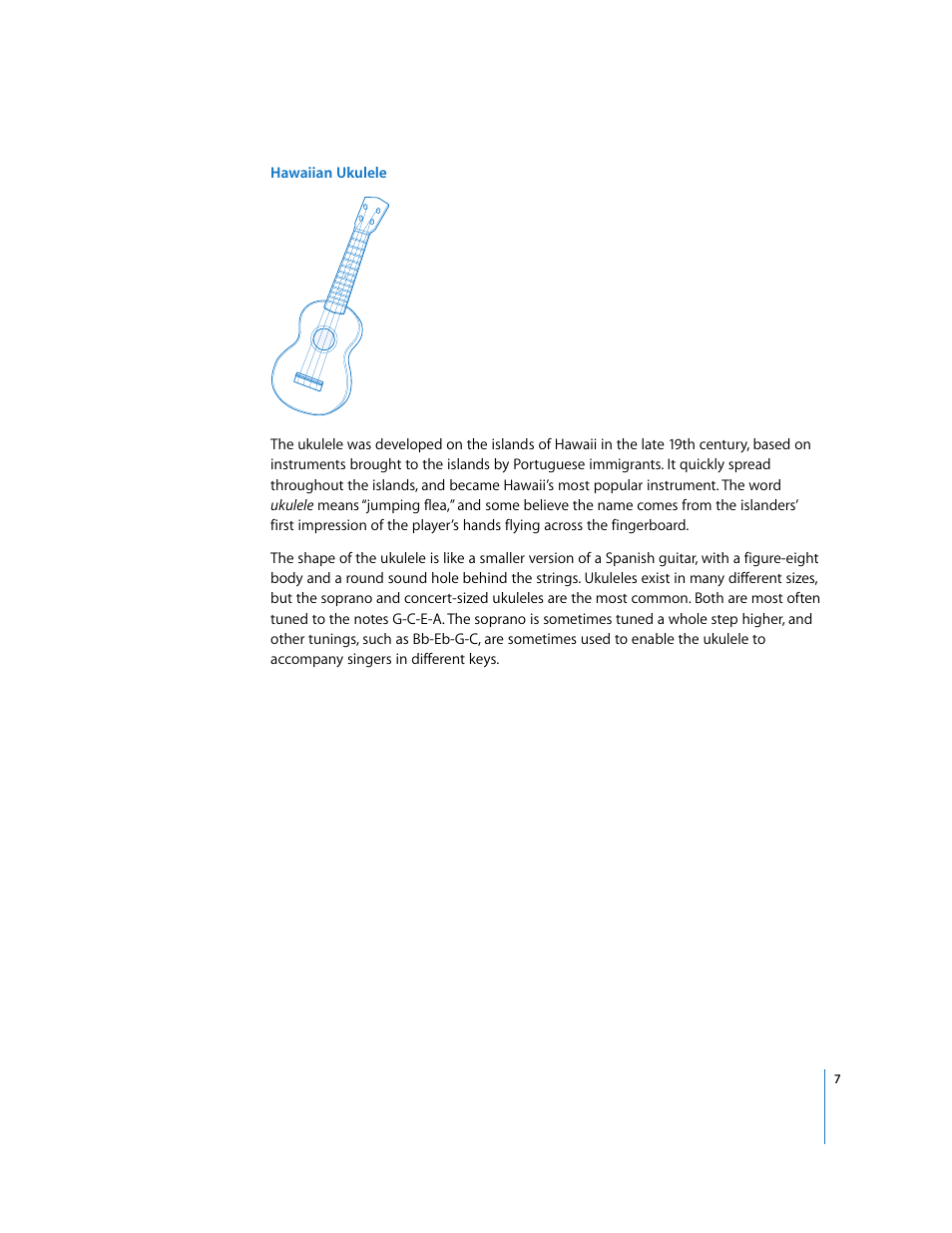Apple Using the GarageBand Jam Pack: World Music Instruments User Manual | Page 7 / 47