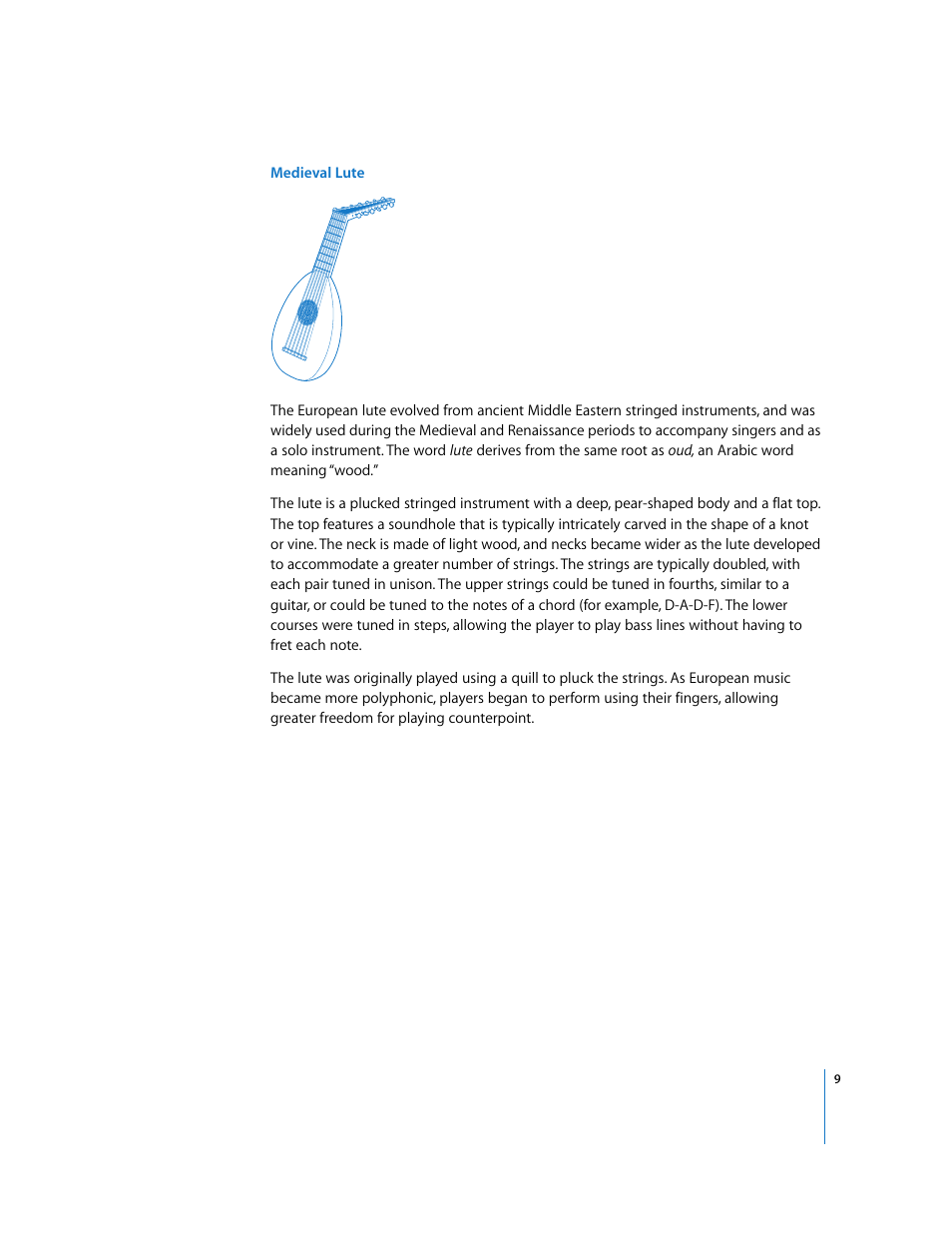 Apple Using the GarageBand Jam Pack: World Music Instruments User Manual | Page 9 / 47