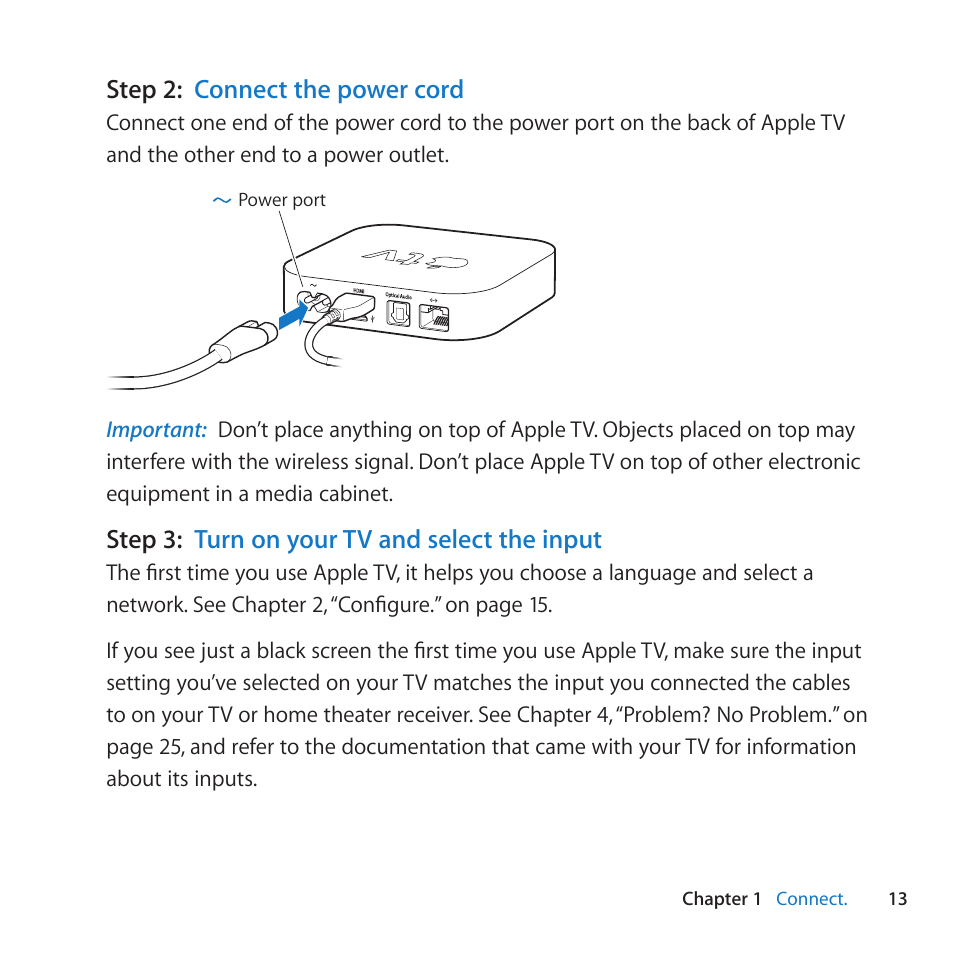 Apple TV (3rd generation) User Manual | Page 13 / 36