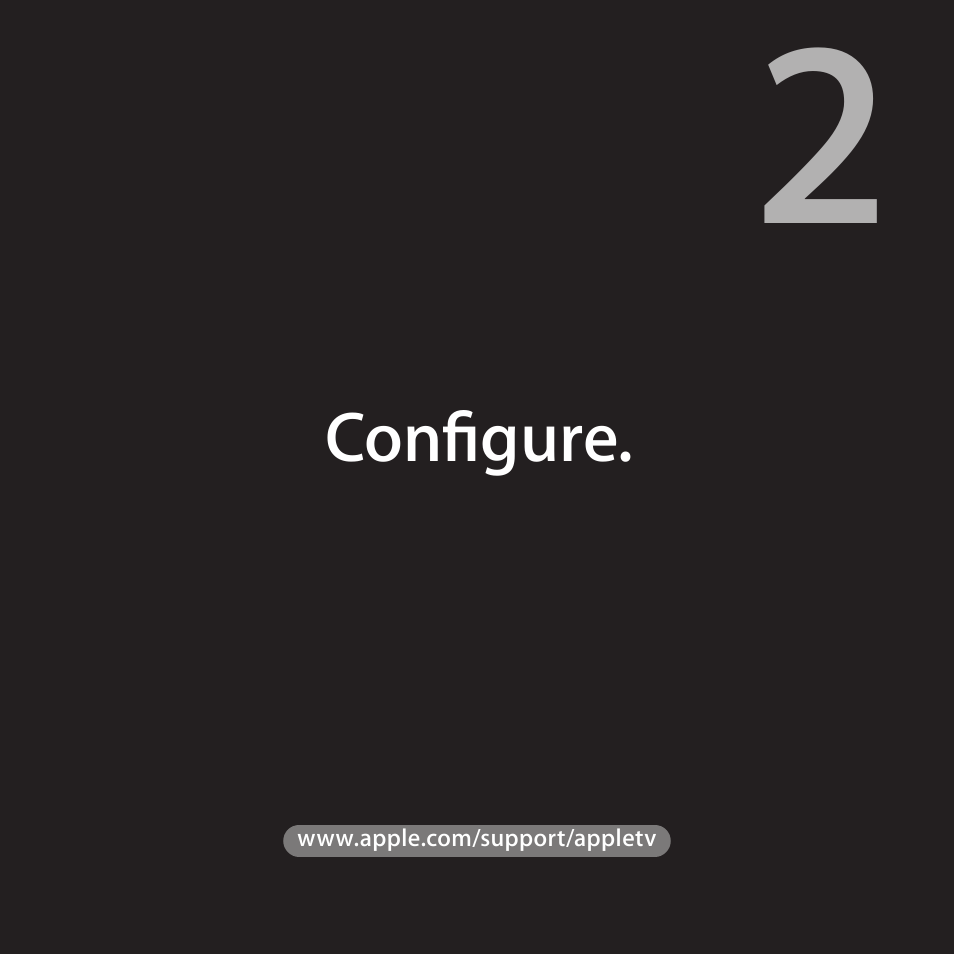 Configure | Apple TV (3rd generation) User Manual | Page 15 / 36