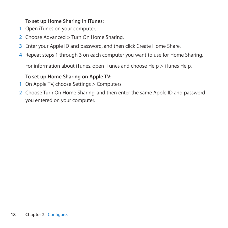 Apple TV (3rd generation) User Manual | Page 18 / 36