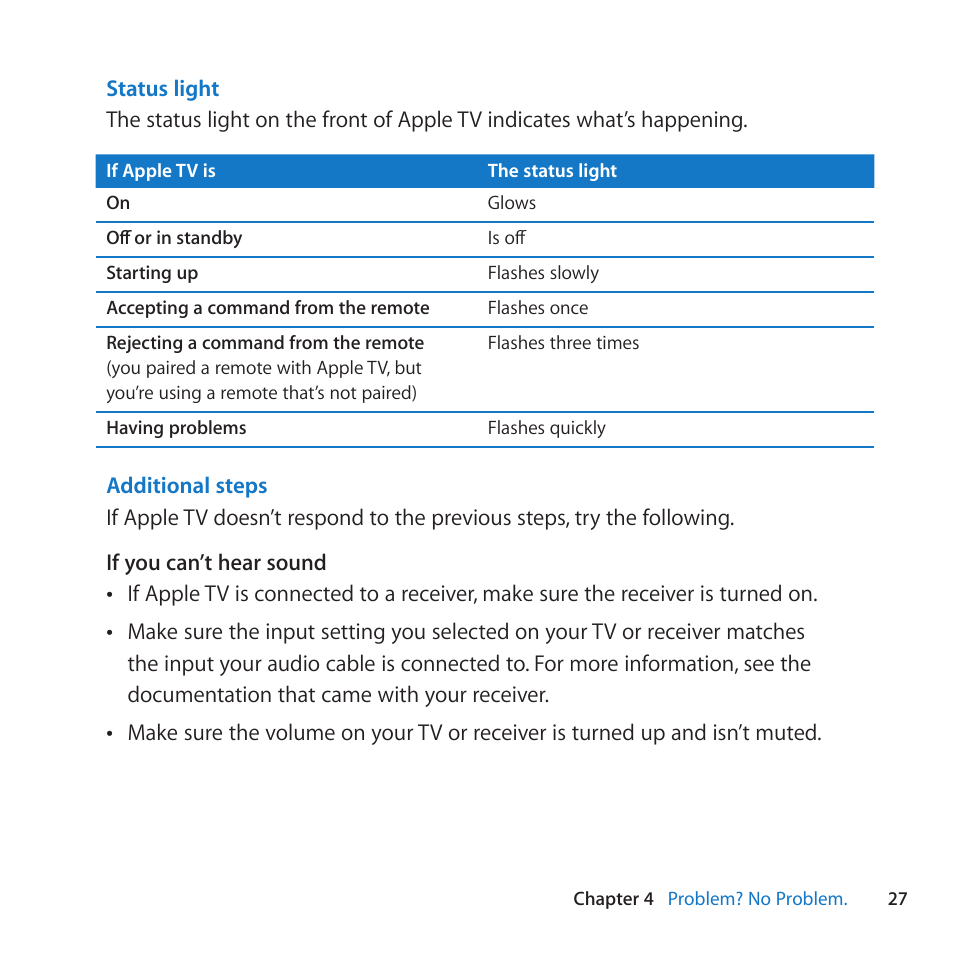 Apple TV (3rd generation) User Manual | Page 27 / 36