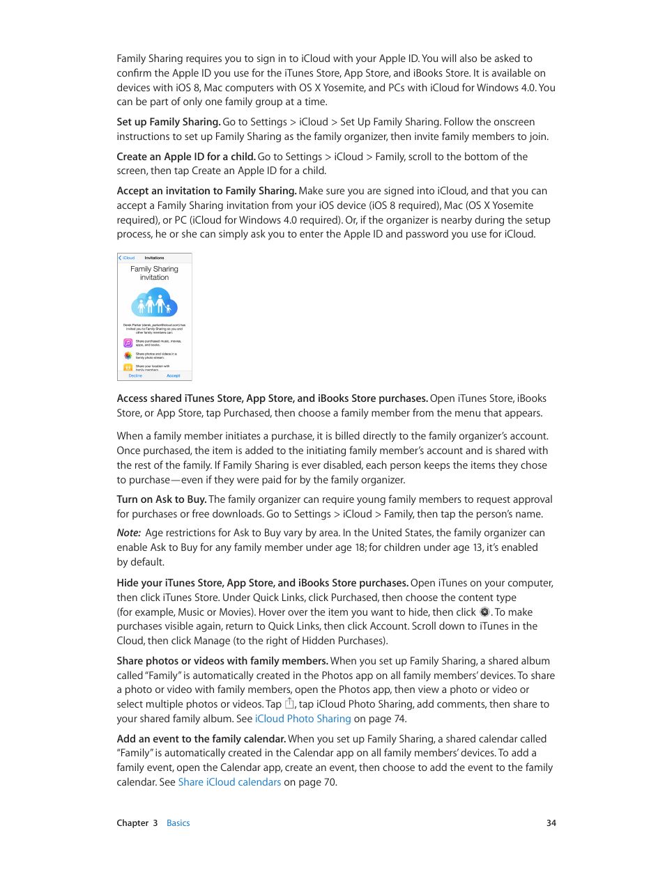 Apple iPod touch iOS 8.1 User Manual | Page 34 / 160