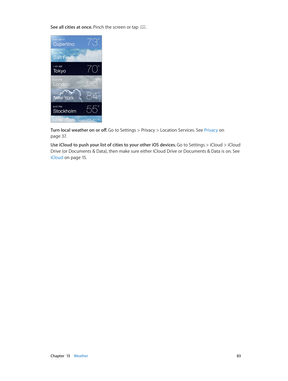 Apple iPod touch iOS 8.1 User Manual | Page 83 / 160
