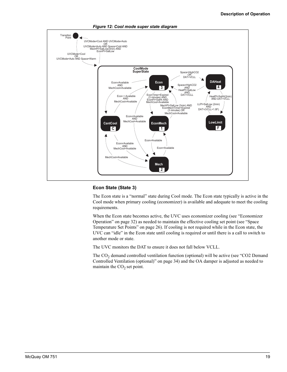 Set point | American Standard UV05 User Manual | Page 19 / 50