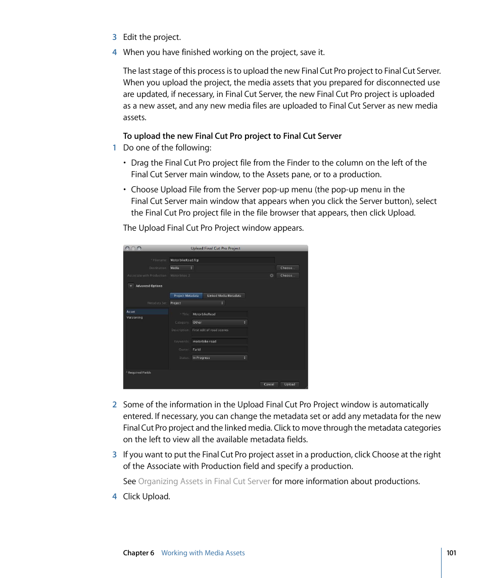 Apple Final Cut Server 1.5 User Manual | Page 101 / 148