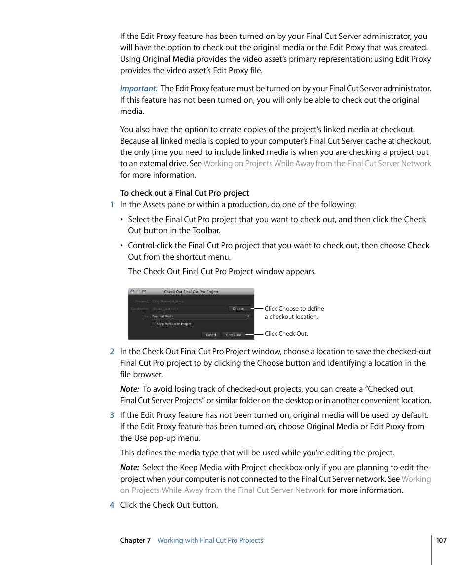 Apple Final Cut Server 1.5 User Manual | Page 107 / 148