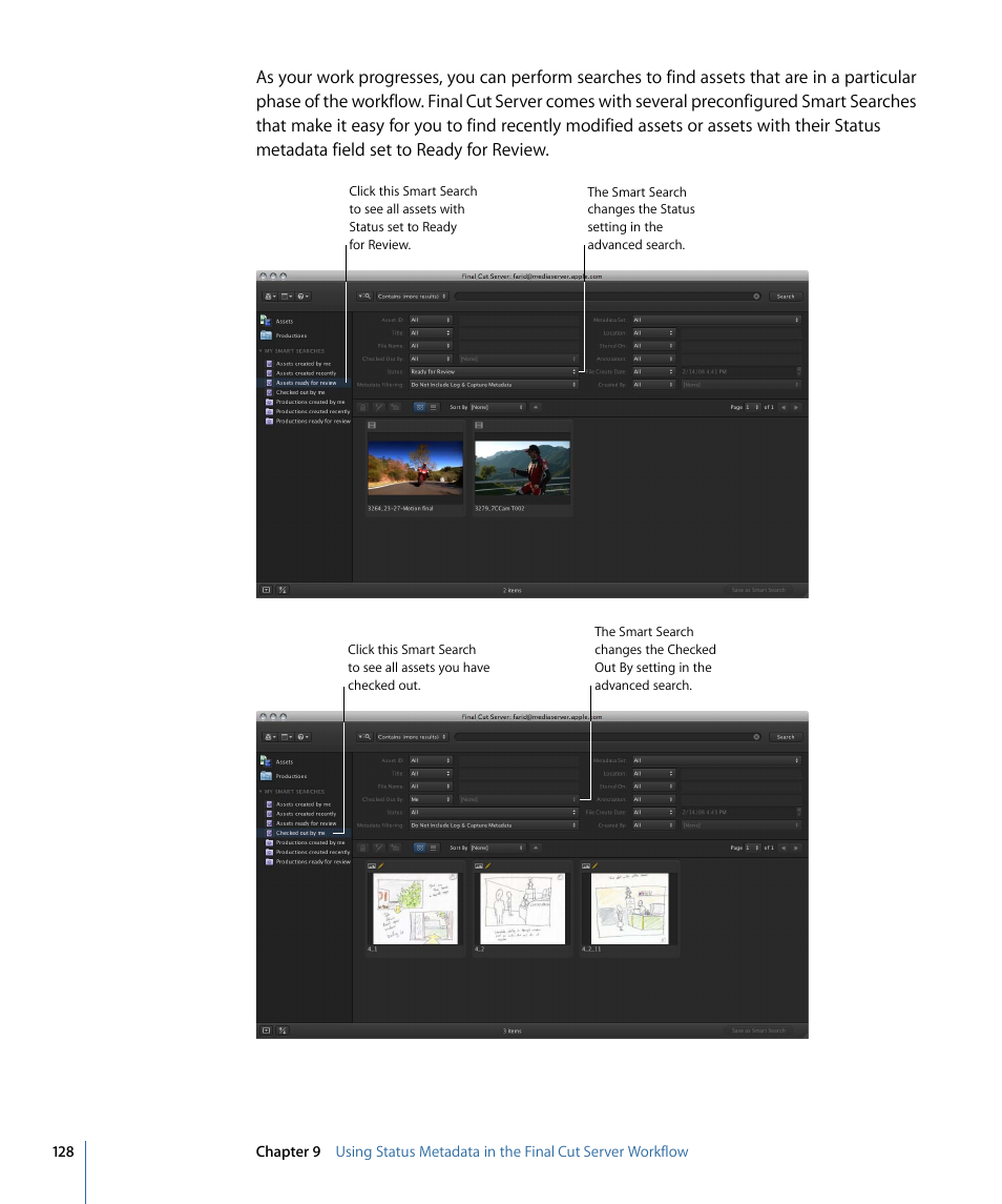 Apple Final Cut Server 1.5 User Manual | Page 128 / 148