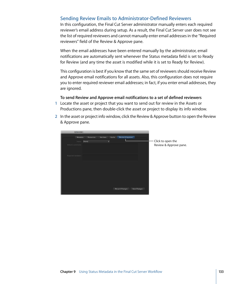 Apple Final Cut Server 1.5 User Manual | Page 133 / 148