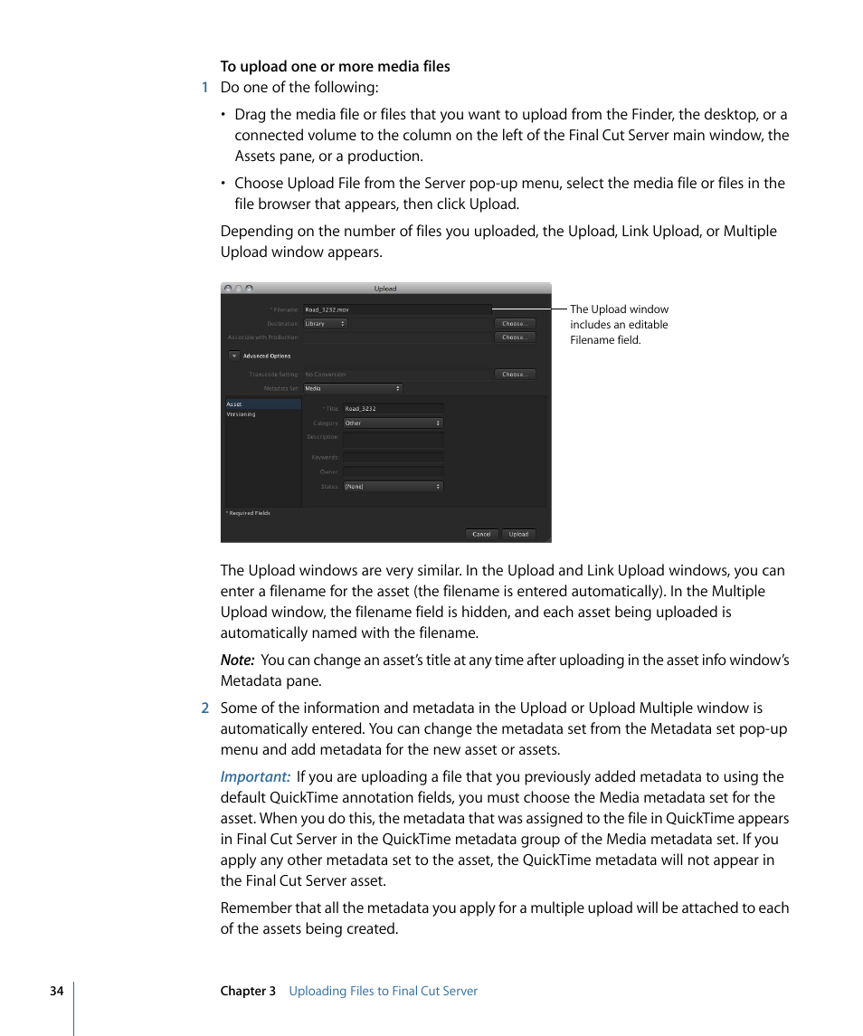 Apple Final Cut Server 1.5 User Manual | Page 34 / 148