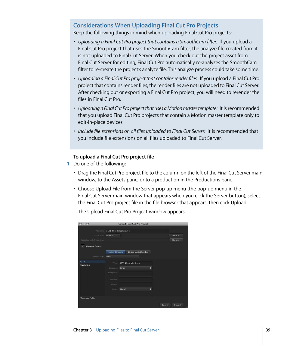 Apple Final Cut Server 1.5 User Manual | Page 39 / 148