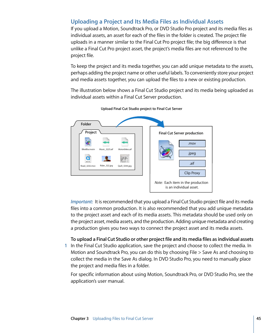 Apple Final Cut Server 1.5 User Manual | Page 45 / 148
