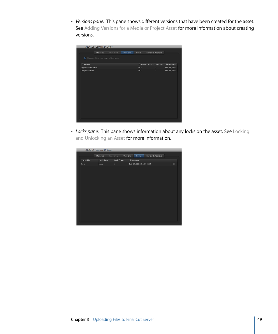 Apple Final Cut Server 1.5 User Manual | Page 49 / 148
