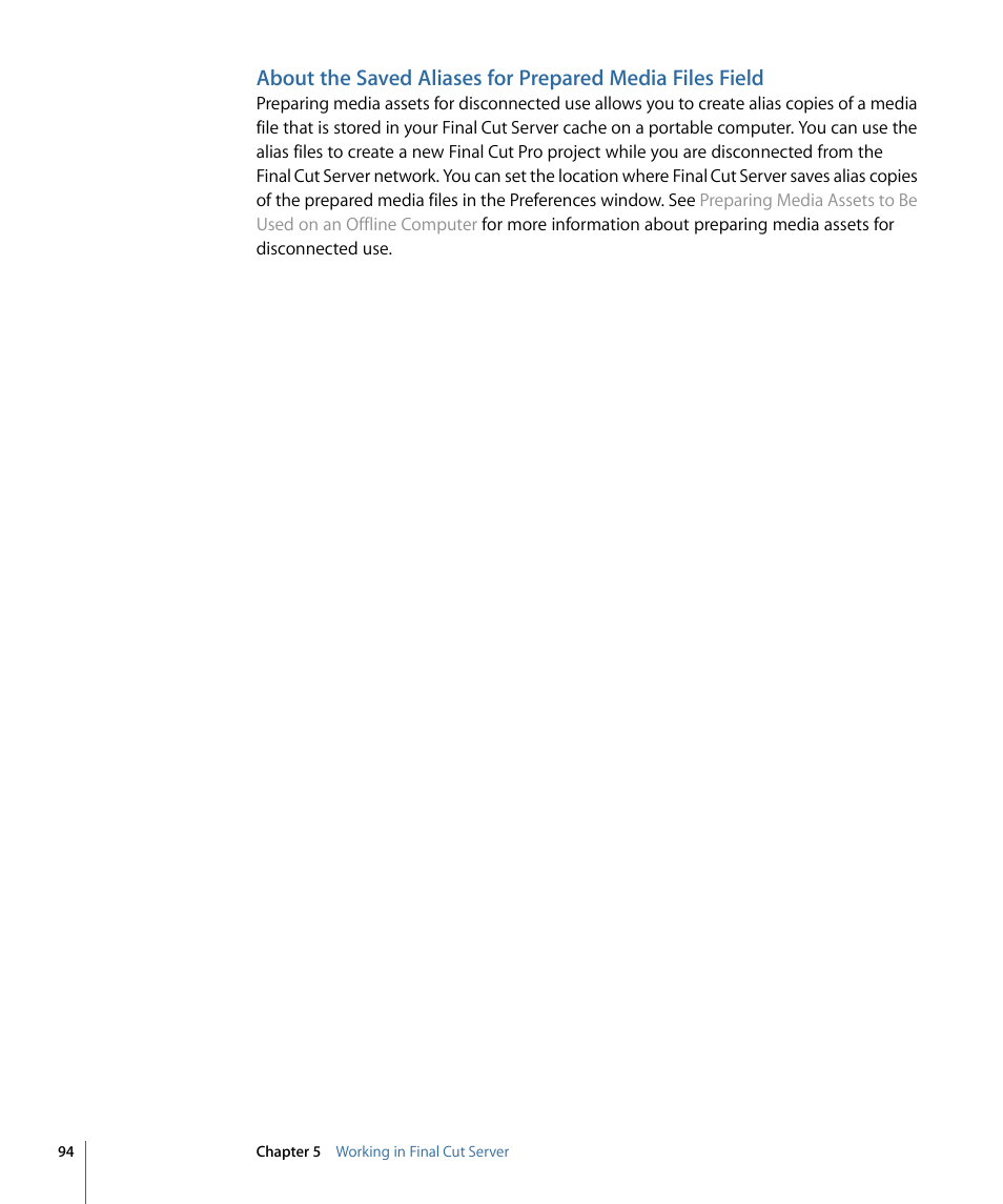 Apple Final Cut Server 1.5 User Manual | Page 94 / 148