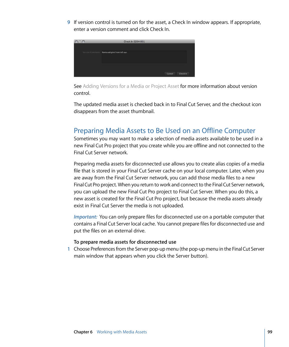 Apple Final Cut Server 1.5 User Manual | Page 99 / 148