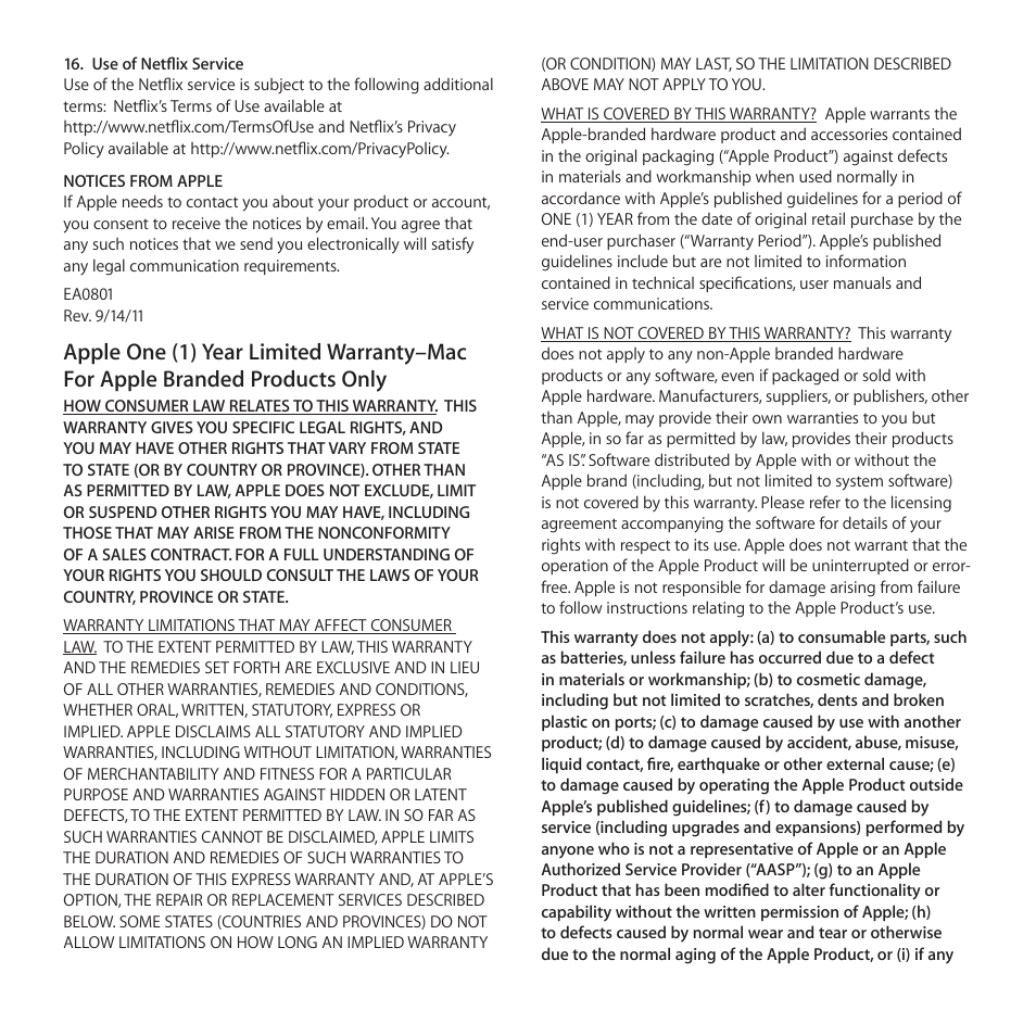 Apple TV (3rd generation) User Manual | Page 12 / 16