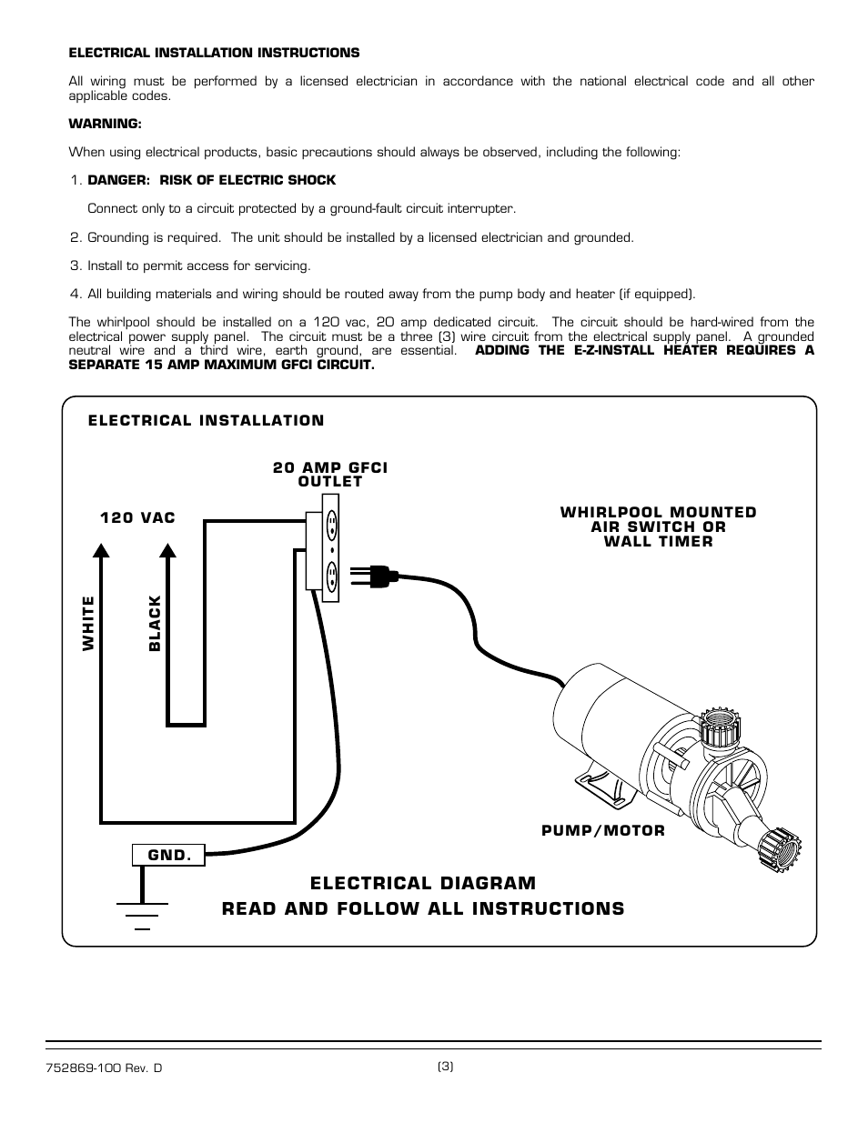 American Standard Virtuoso Elite Whirlpool 7236E Series User Manual | Page 3 / 4