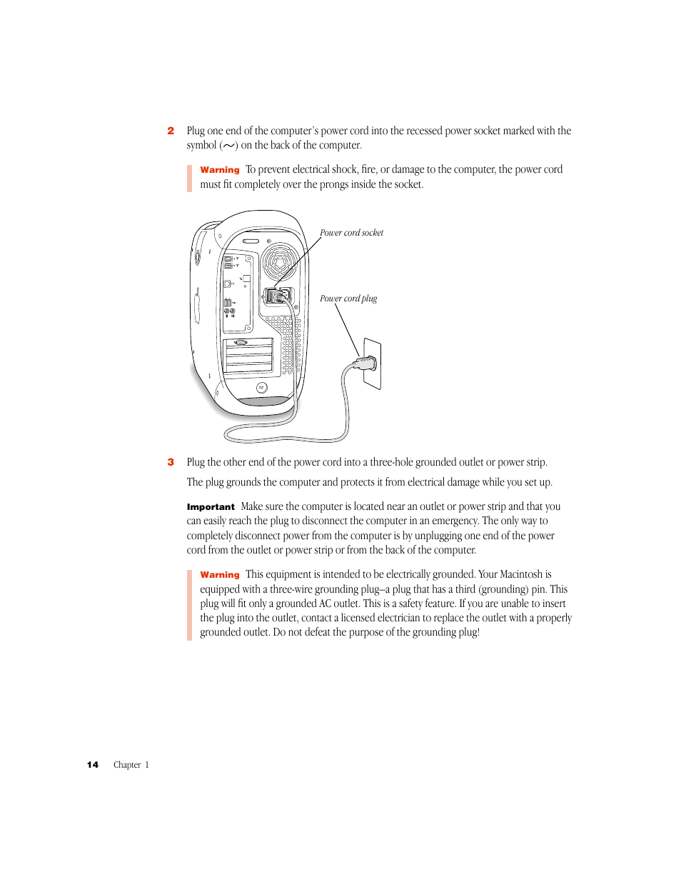 Apple Setting Up Your Power Macintosh G4 (PCI & AGP) User Manual | Page 14 / 62