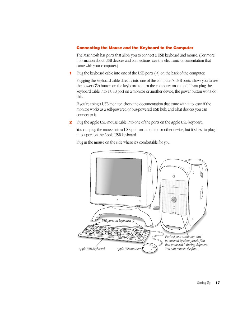 Apple Setting Up Your Power Macintosh G4 (PCI & AGP) User Manual | Page 17 / 62