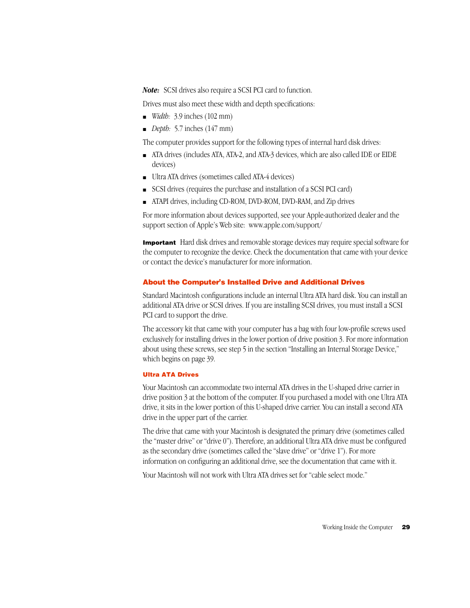 Apple Setting Up Your Power Macintosh G4 (PCI & AGP) User Manual | Page 29 / 62