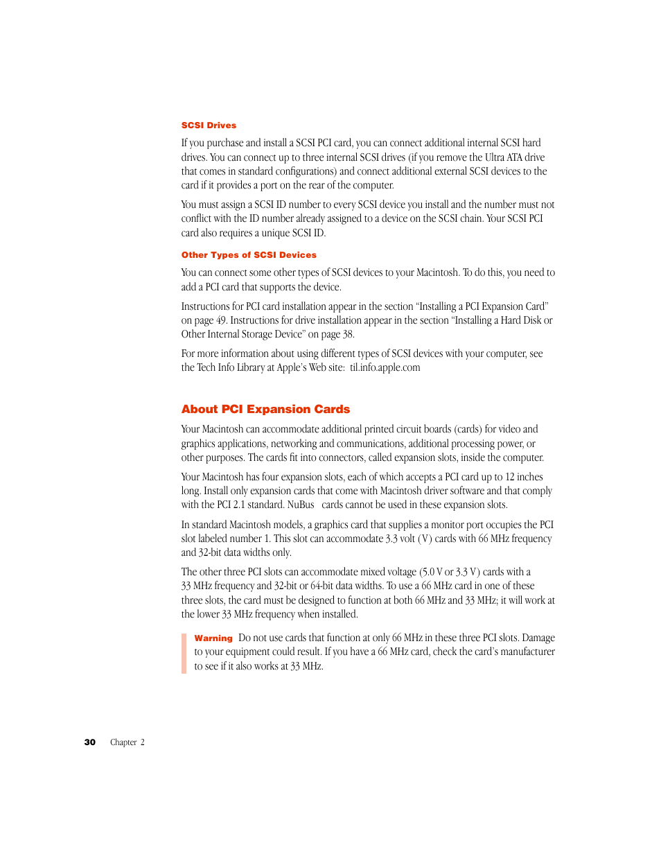 Apple Setting Up Your Power Macintosh G4 (PCI & AGP) User Manual | Page 30 / 62