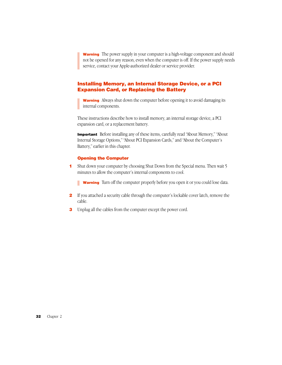 Apple Setting Up Your Power Macintosh G4 (PCI & AGP) User Manual | Page 32 / 62