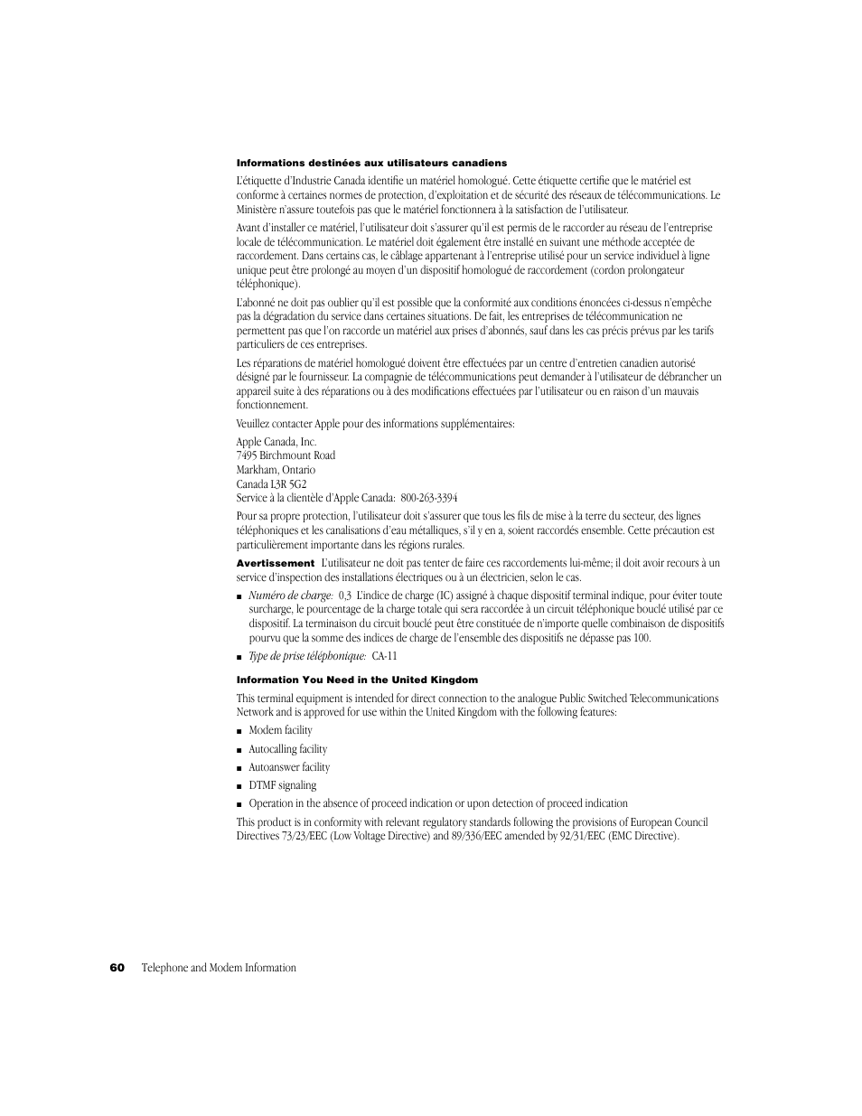 Apple Setting Up Your Power Macintosh G4 (PCI & AGP) User Manual | Page 60 / 62