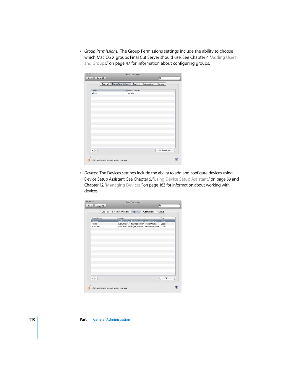 Apple Final Cut Server User Manual | Page 110 / 238