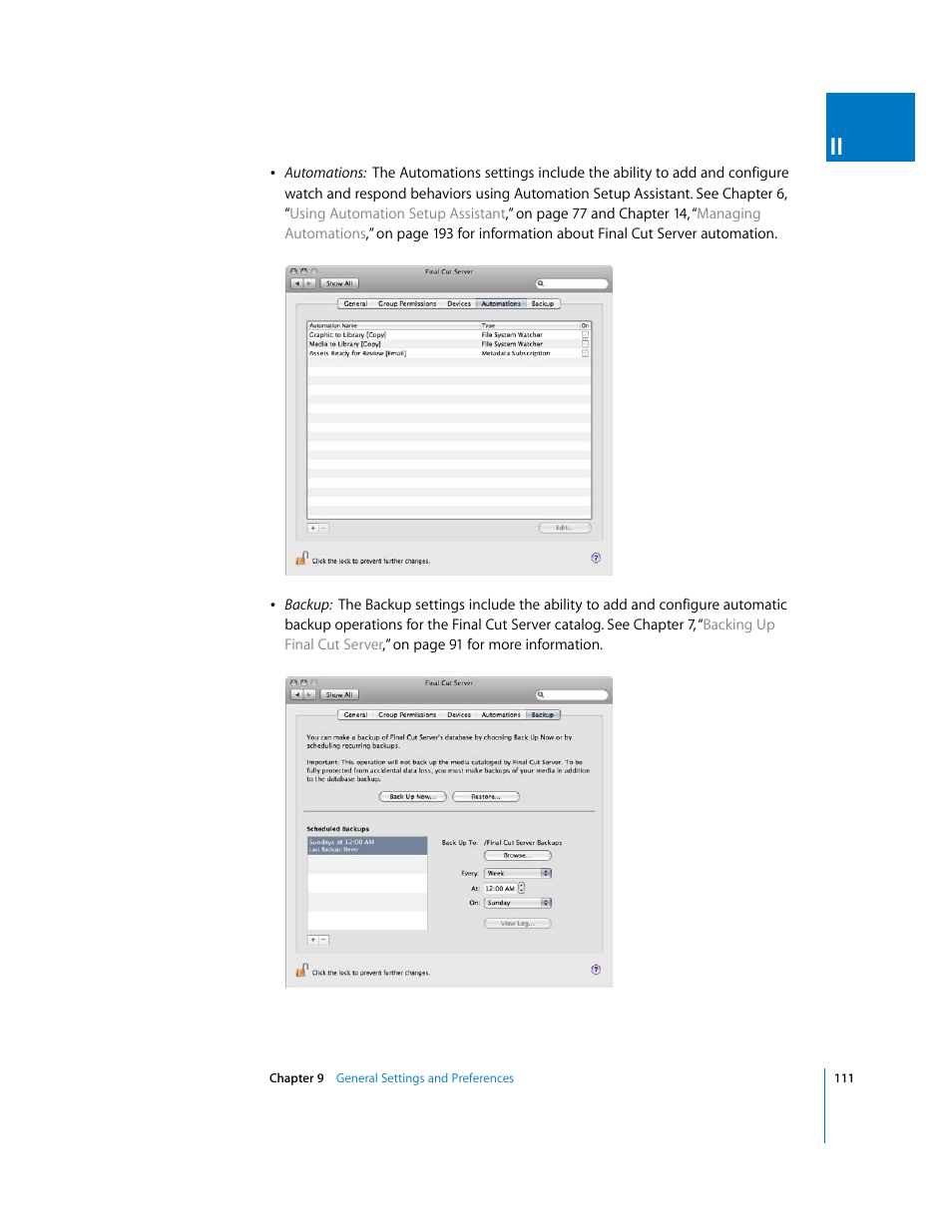 Apple Final Cut Server User Manual | Page 111 / 238