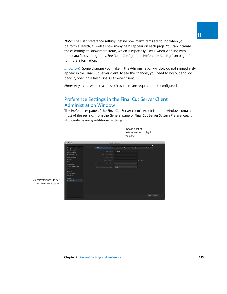 P. 115) | Apple Final Cut Server User Manual | Page 115 / 238