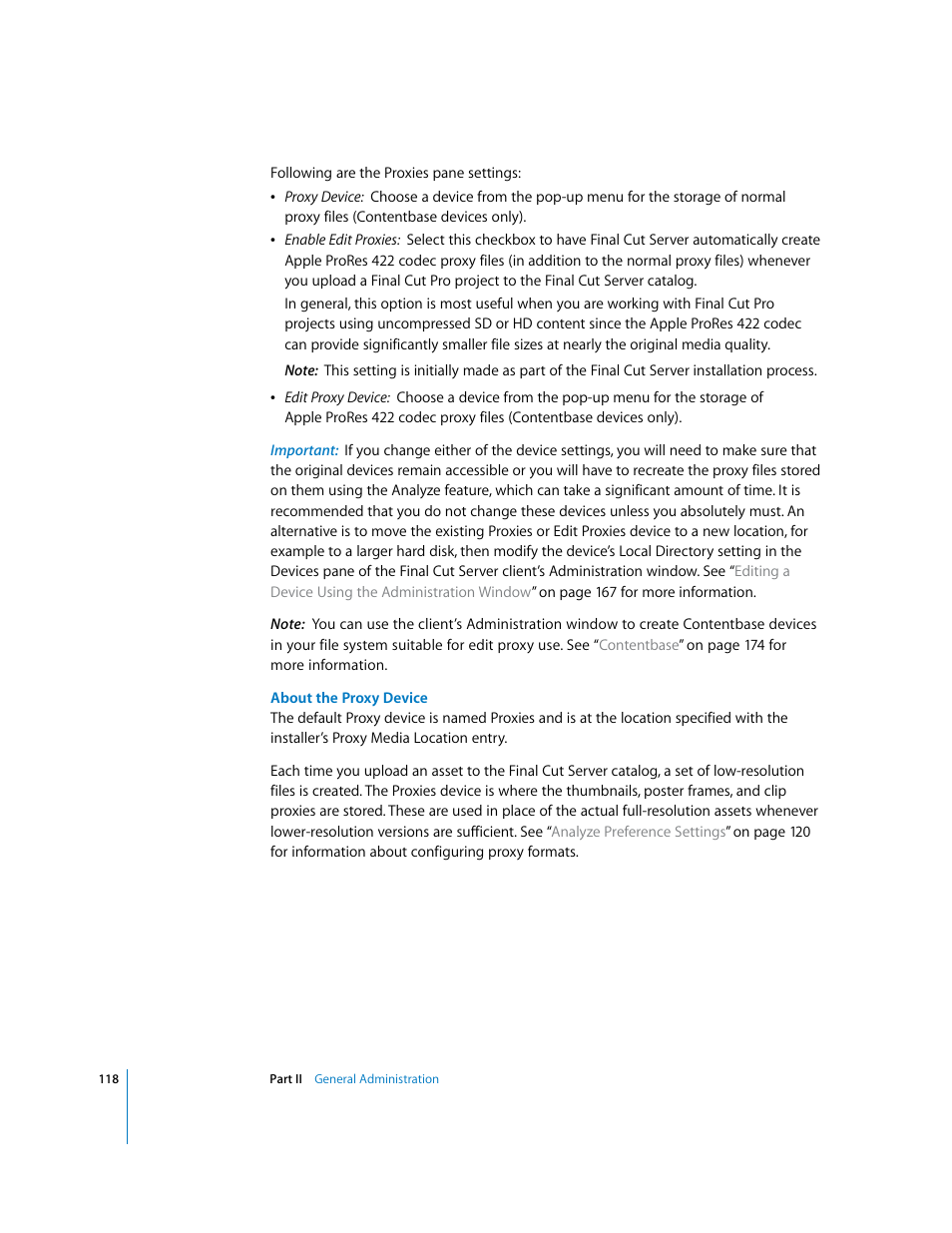 Apple Final Cut Server User Manual | Page 118 / 238