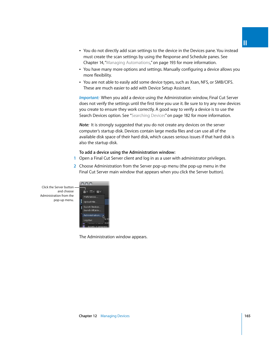 Apple Final Cut Server User Manual | Page 165 / 238