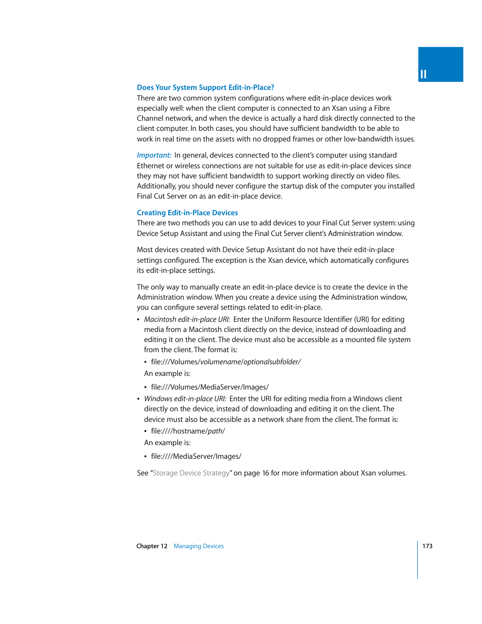 Apple Final Cut Server User Manual | Page 173 / 238