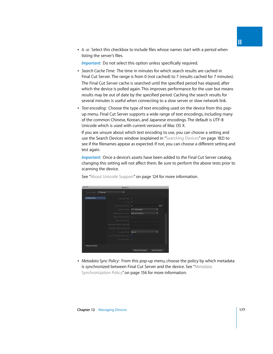 Apple Final Cut Server User Manual | Page 177 / 238