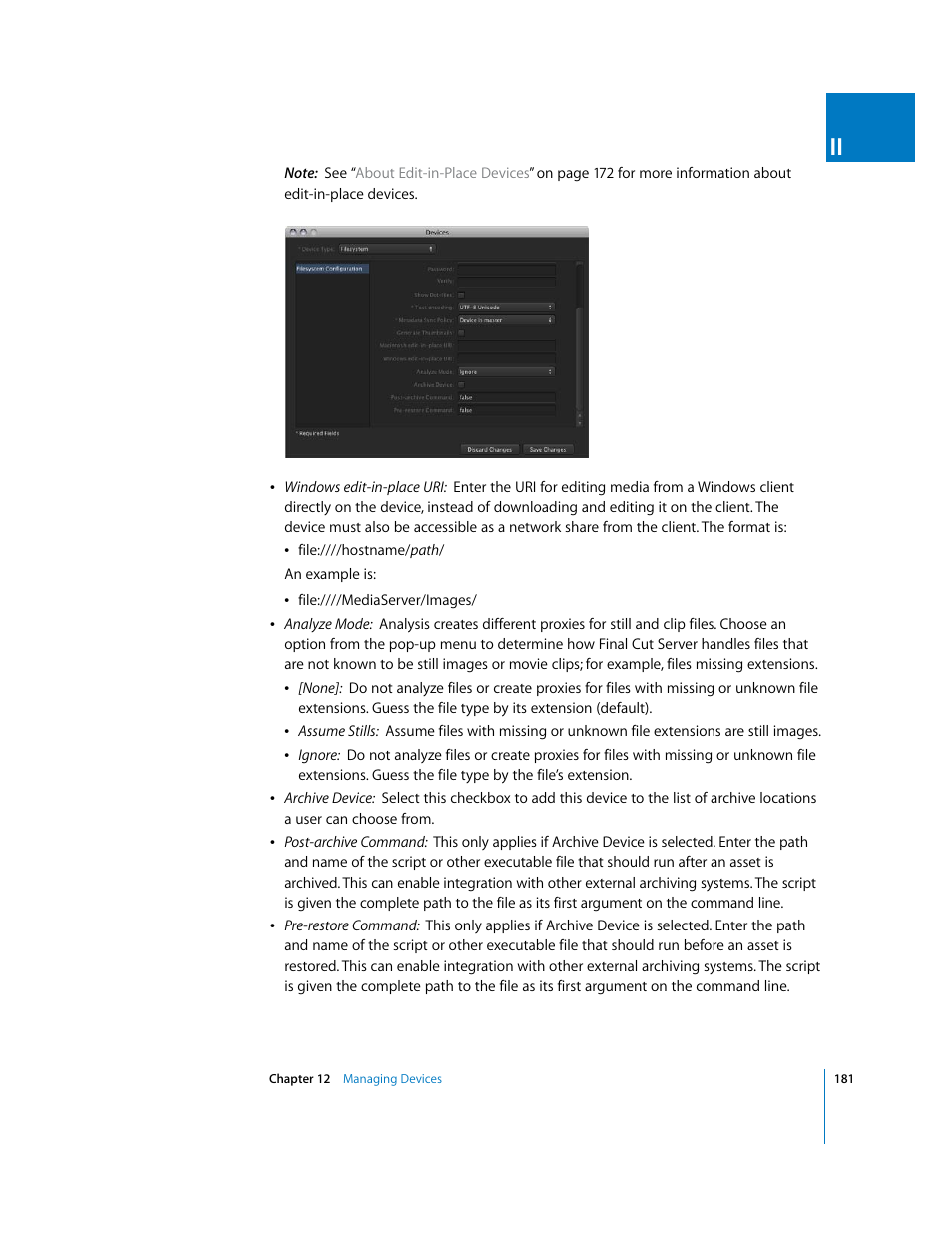 Apple Final Cut Server User Manual | Page 181 / 238