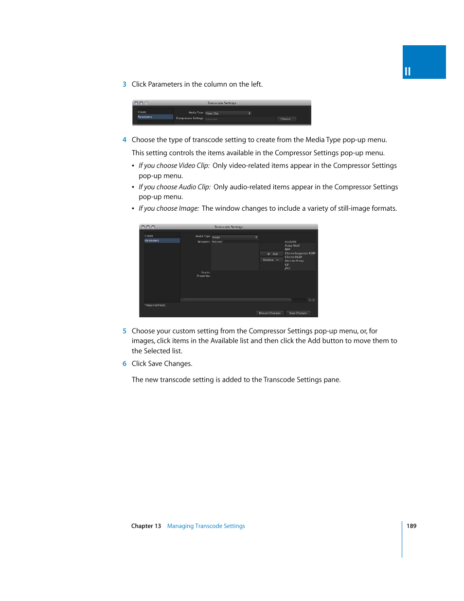 Apple Final Cut Server User Manual | Page 189 / 238