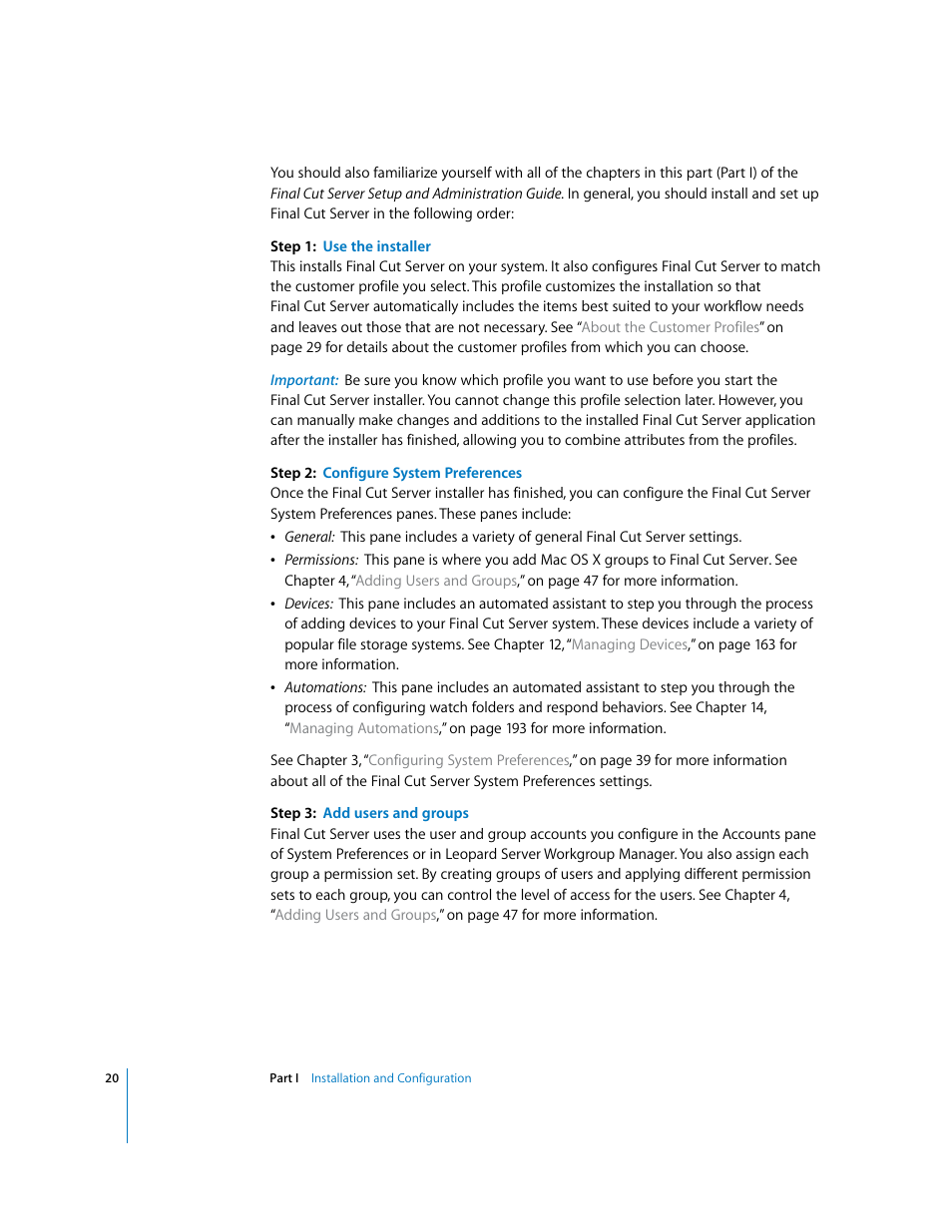 Apple Final Cut Server User Manual | Page 20 / 238