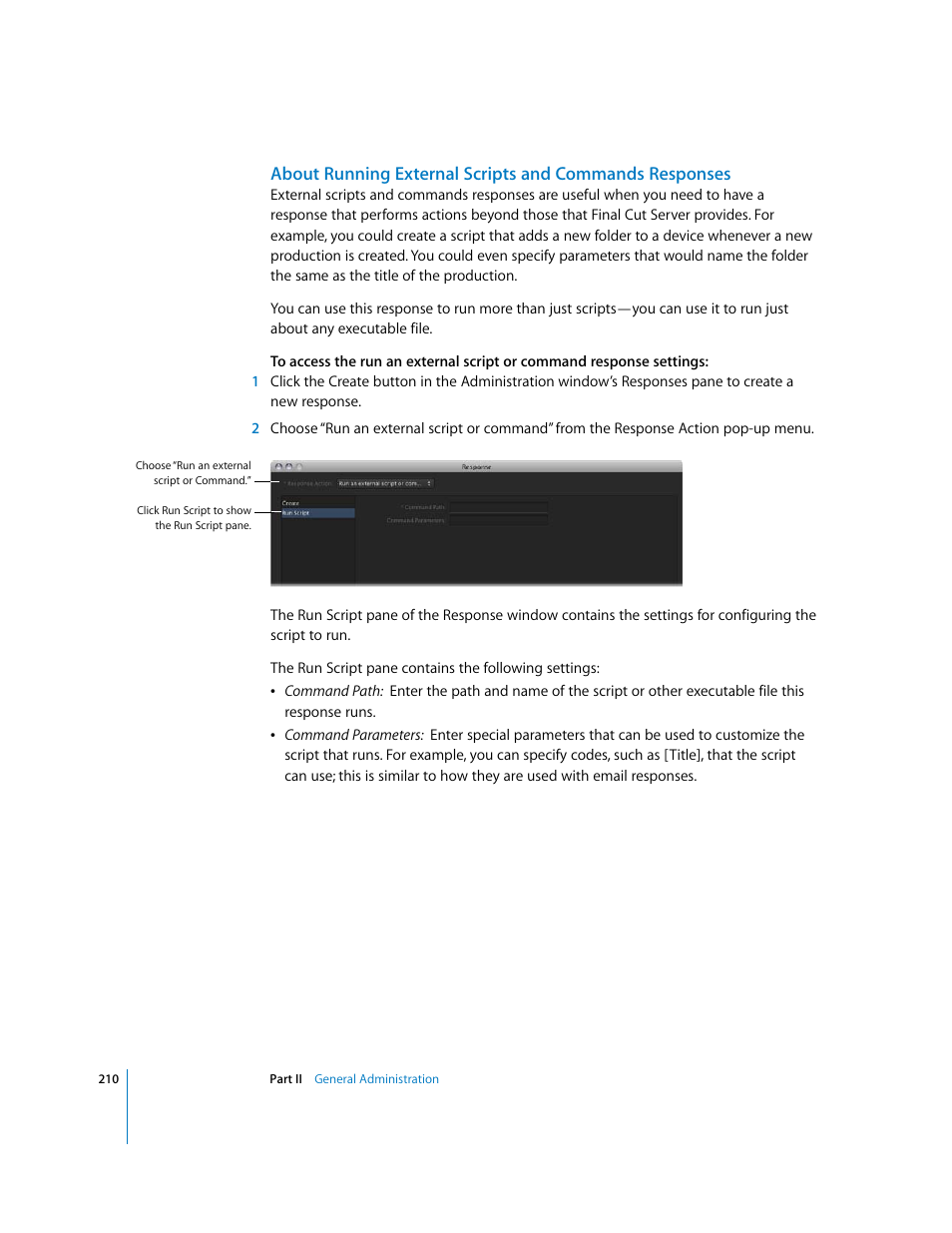 Apple Final Cut Server User Manual | Page 210 / 238