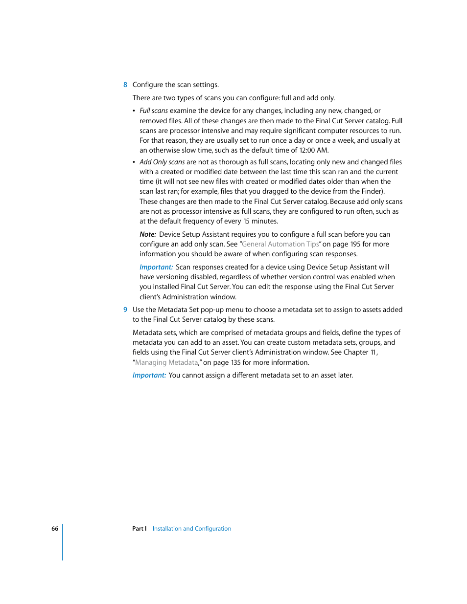 Apple Final Cut Server User Manual | Page 66 / 238