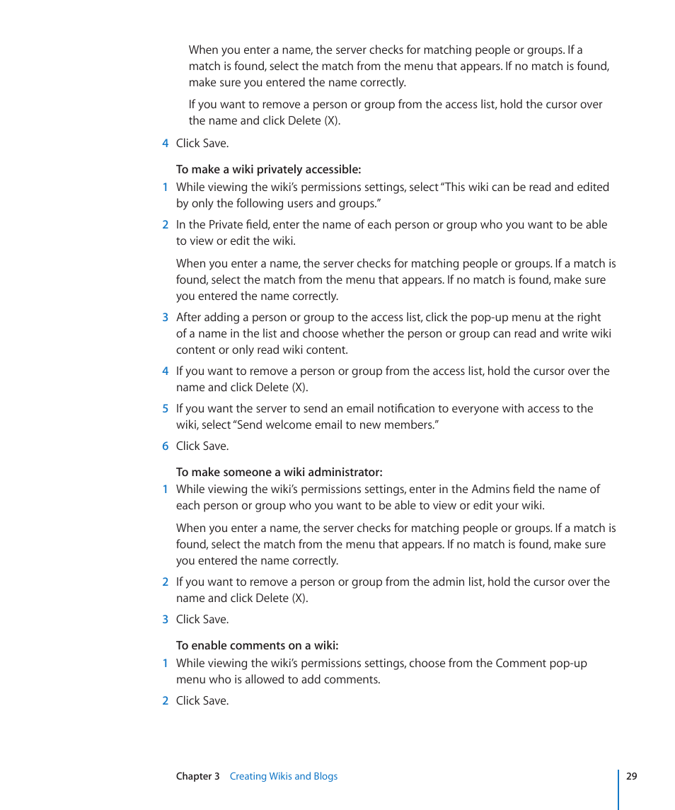 Apple Mac OS X Server v10.6 User Manual | Page 29 / 97