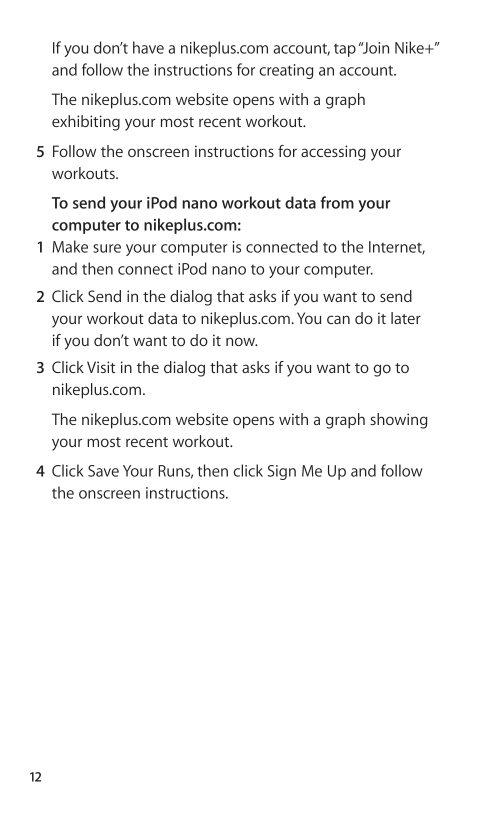 Apple Nike + iPod Sensor User Manual | Page 12 / 40