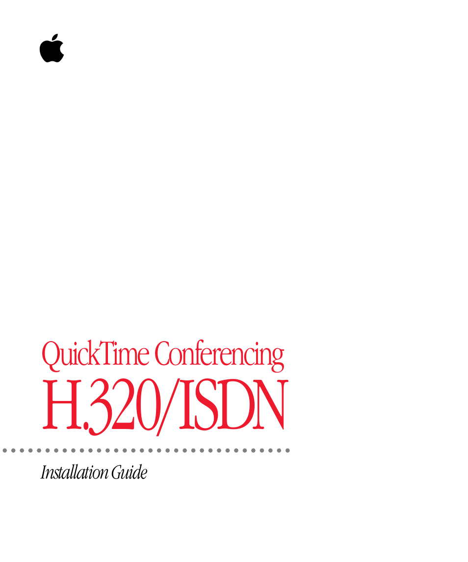 Apple QuickTime Conferencing H.320/ISDN User Manual | 12 pages