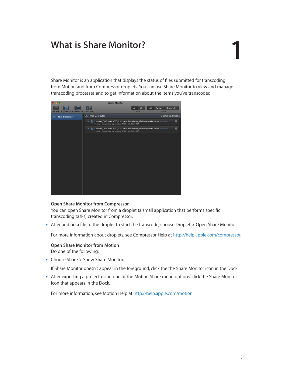 Chapter 1: what is share monitor, What is share monitor | Apple Share Monitor 4 User Manual | Page 4 / 7