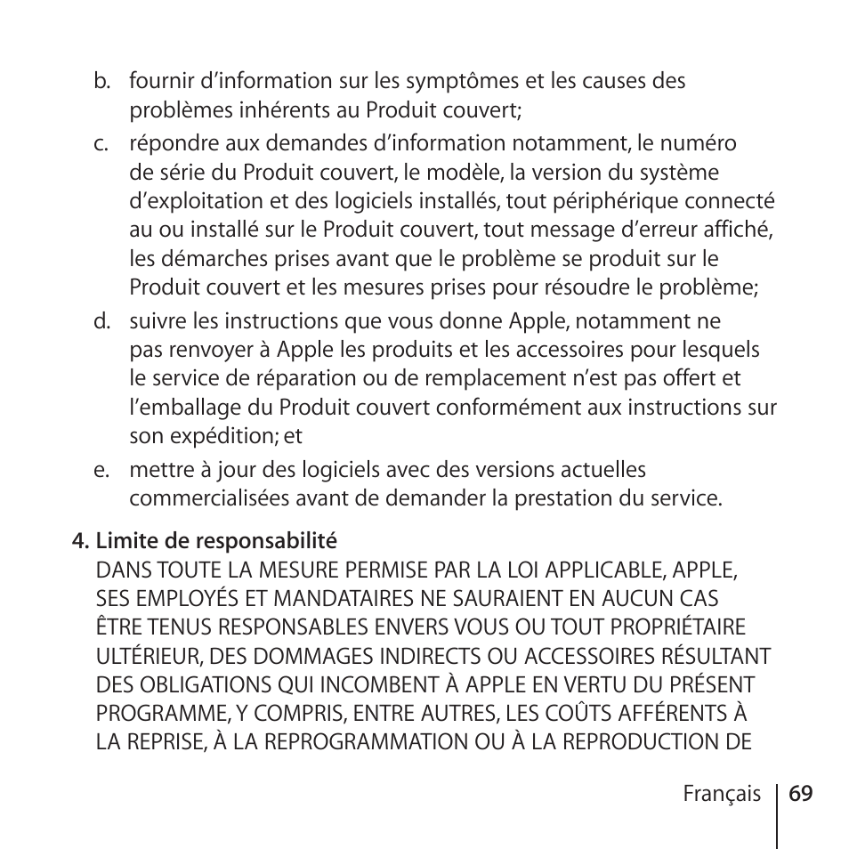 Apple AppleCare Protection Plan for iPhone User Manual | Page 69 / 80