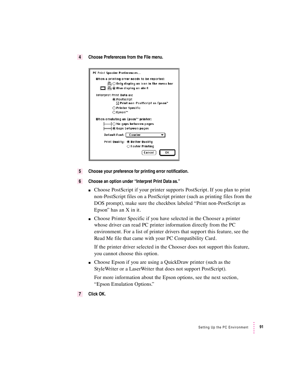 Apple PC Compatibility Card 7-inch card User Manual | Page 103 / 213