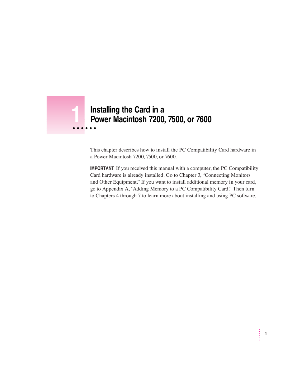 Apple PC Compatibility Card 7-inch card User Manual | Page 14 / 213