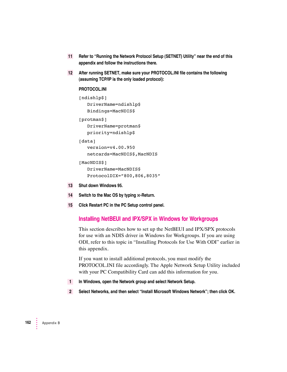 Apple PC Compatibility Card 7-inch card User Manual | Page 170 / 213