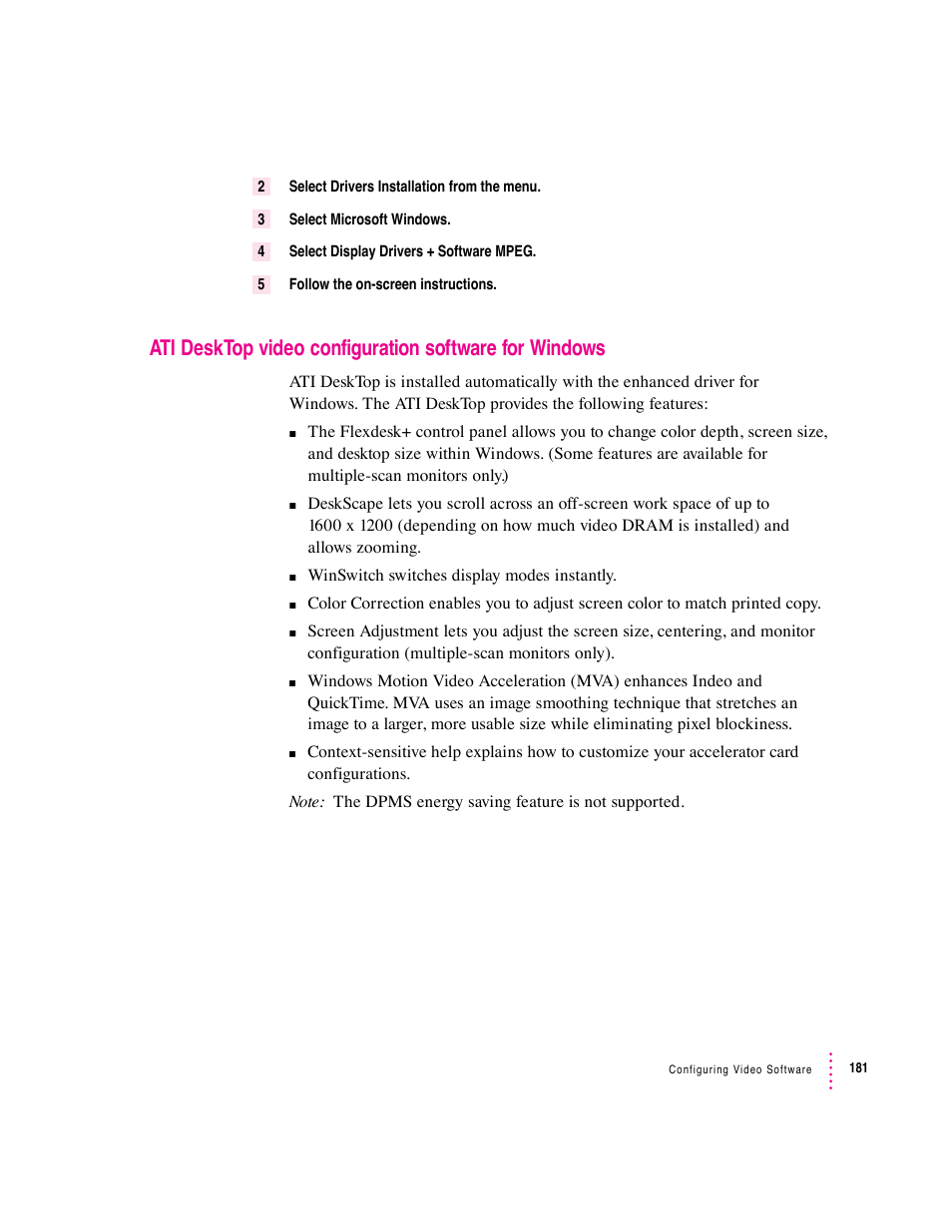 Apple PC Compatibility Card 7-inch card User Manual | Page 188 / 213