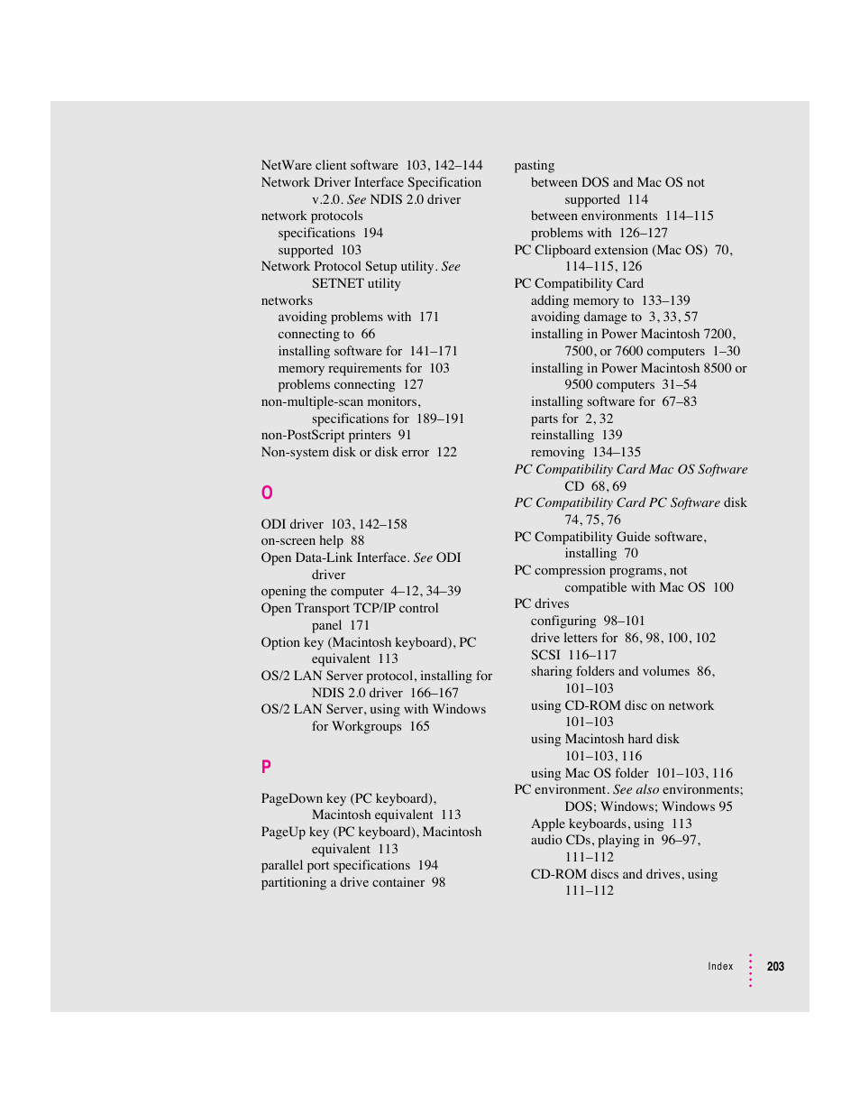 Apple PC Compatibility Card 7-inch card User Manual | Page 208 / 213