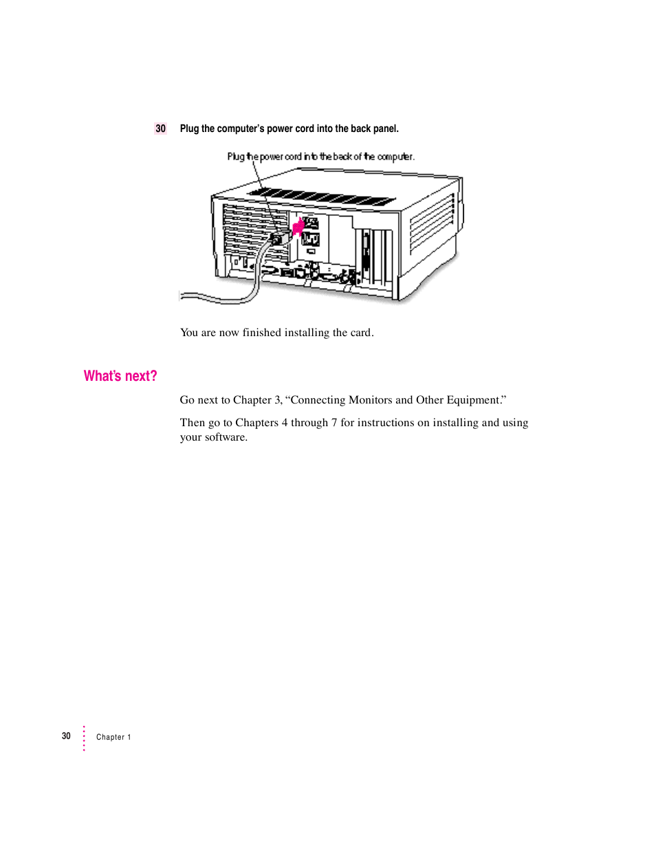 What’s next | Apple PC Compatibility Card 7-inch card User Manual | Page 43 / 213